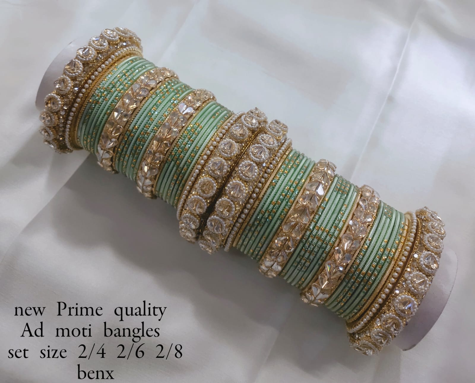Antique Gold Plated Bridal Bangle Set